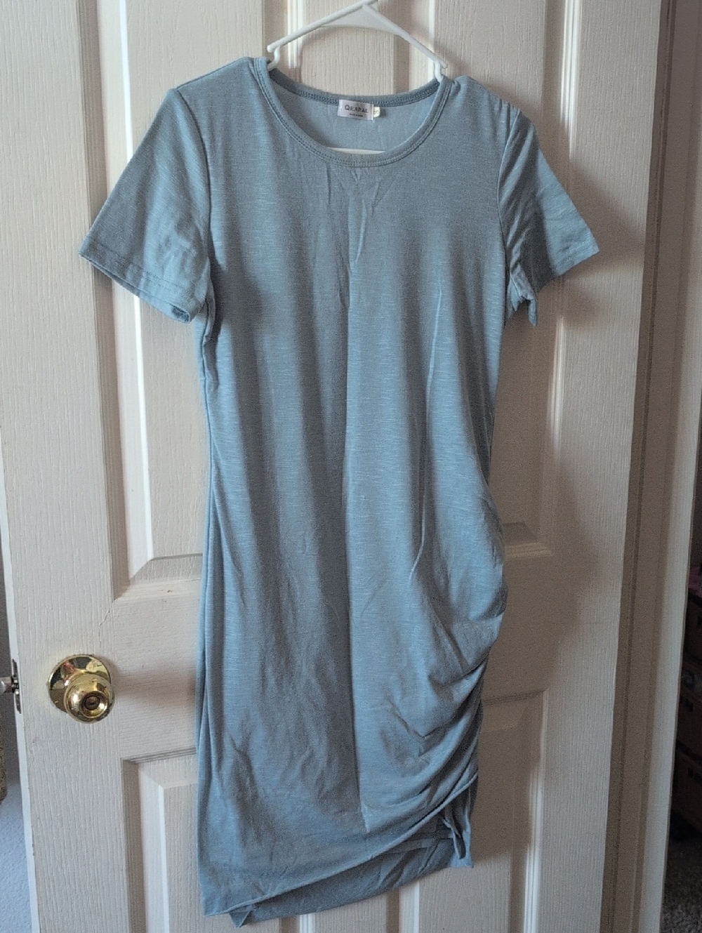 Old Navy Light Blue Midi T-Shirt Dress